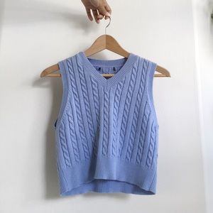 Sky Blue Women’s Sweater Vest